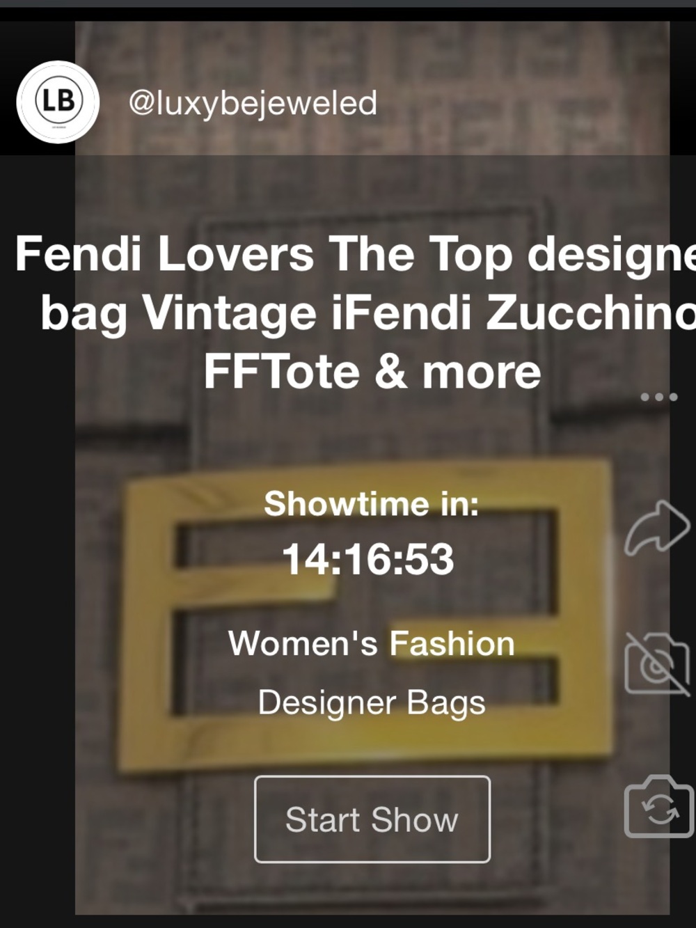 Fendi Brown Zucchino Tote with Gold Hardware